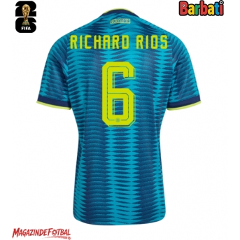 Columbia Richard Rios #6 Tricou Fotbal Replică Mondial 2026 Barbati Deplasare